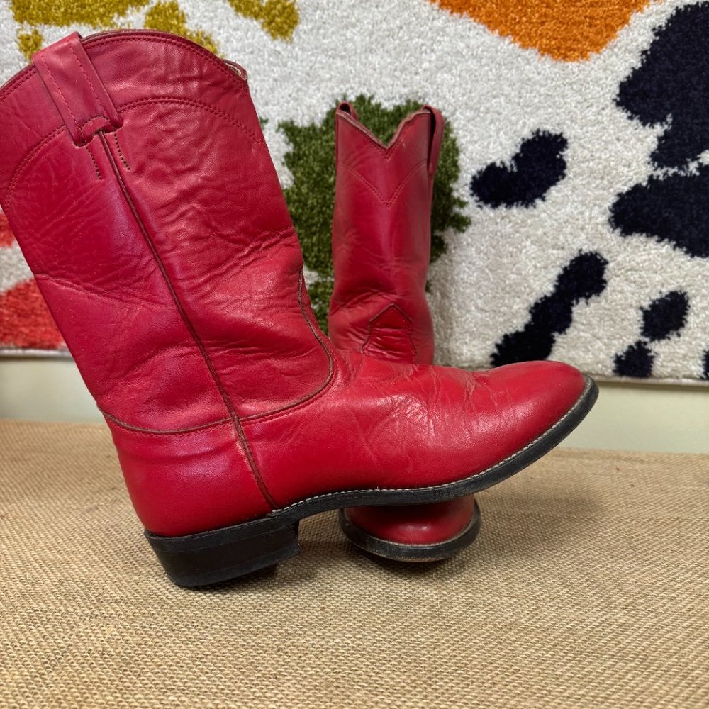 Nocona Boots, Ladies Red Western Boots